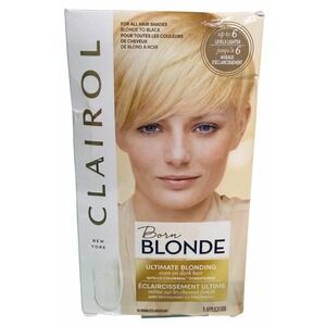 Clairol Nice'n Easy Borne Blonde Permanent Hair Color, Ultimate Blonding, 1 ct